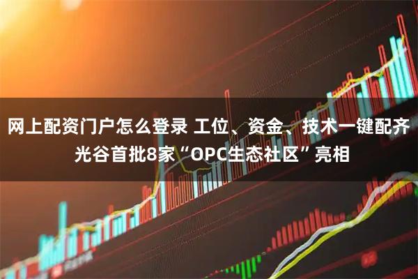 网上配资门户怎么登录 工位、资金、技术一键配齐 光谷首批8家“OPC生态社区”亮相